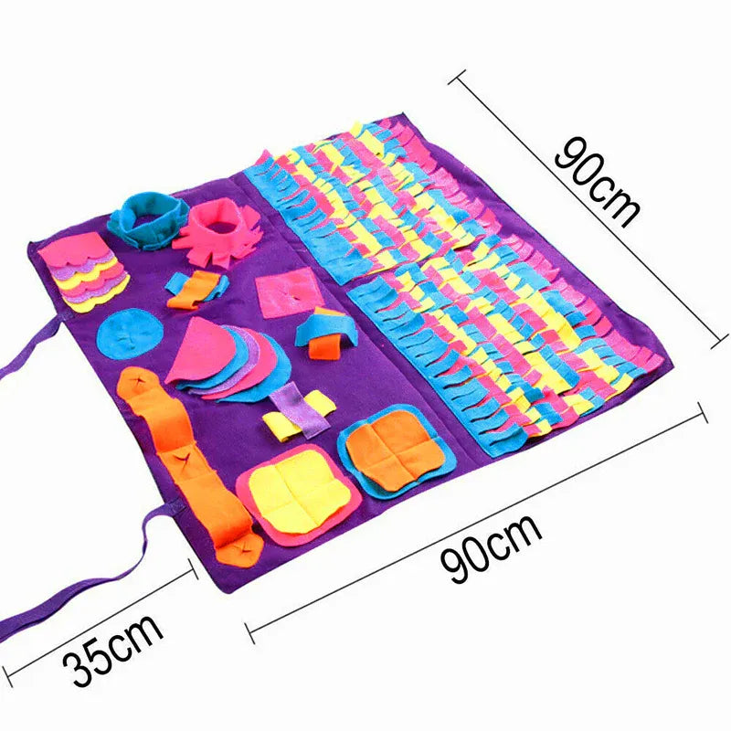 Dog Pet Nose Training Sniffing Pad Toys Blanket Game Feeding Cushion Snuffle Mat V528-PETTRAININGBLANKET-542971
