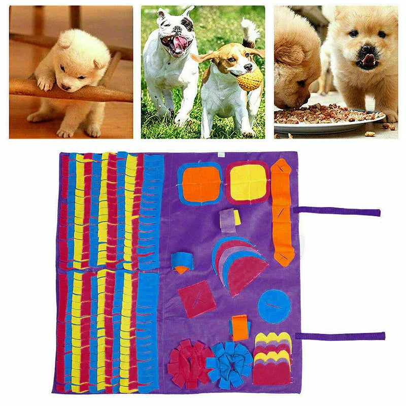 Dog Pet Nose Training Sniffing Pad Toys Blanket Game Feeding Cushion Snuffle Mat V528-PETTRAININGBLANKET-542971