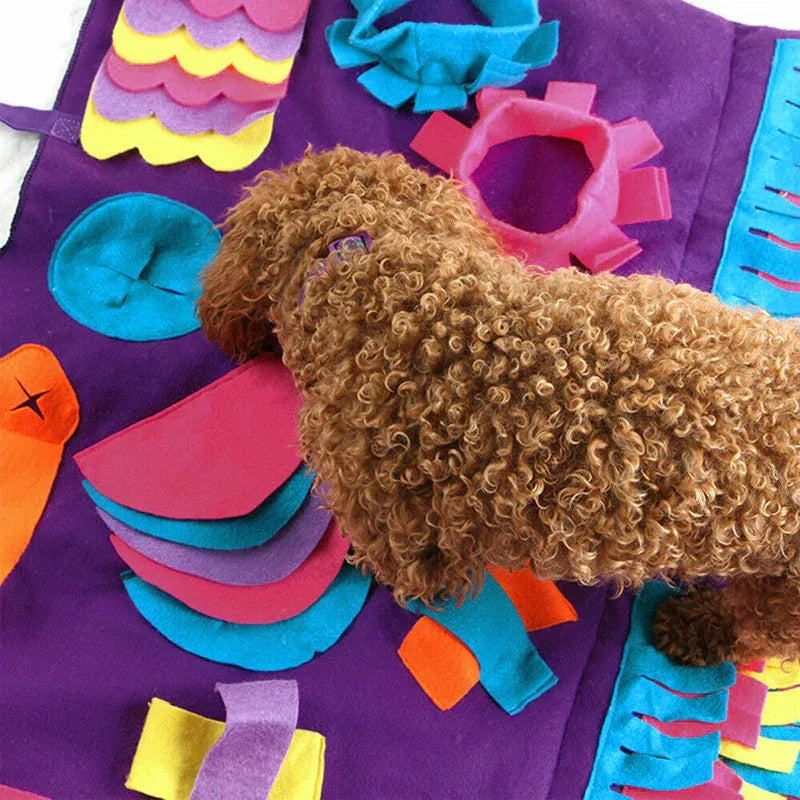 Dog Pet Nose Training Sniffing Pad Toys Blanket Game Feeding Cushion Snuffle Mat V528-PETTRAININGBLANKET-542971