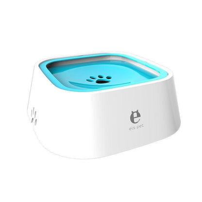 1.5L Pet Water Bowl No-Spill Design Slow Drinking Feeder with Non-Slip Base - Blue V528-PETWATERBOWL-BLUE-953273