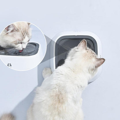 1.5L Pet Water Bowl No-Spill Design Slow Drinking Feeder with Non-Slip Base - Pink V528-PETWATERBOWL-PINK-335941