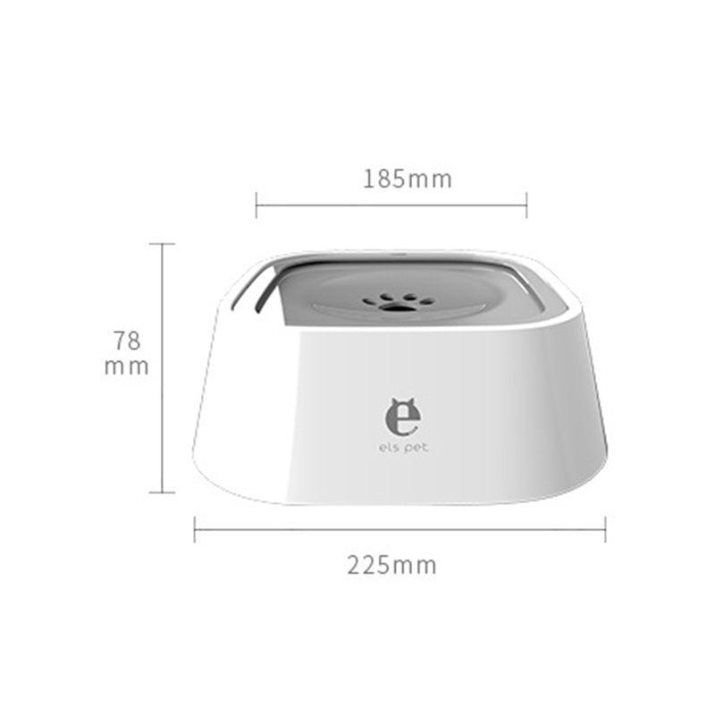 1.5L Pet Water Bowl No-Spill Design Slow Drinking Feeder with Non-Slip Base - Pink V528-PETWATERBOWL-PINK-335941