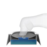 1.5L Pet Water Bowl No-Spill Design Slow Drinking Feeder with Non-Slip Base - White V528-PETWATERBOWL-WHITE-814766