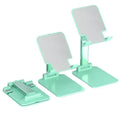 Foldable Adjustable Universal Desk Stand Holder For Mobile Phone Tablet Portable - Green V528-PGRCOLOUR-GREEN23418