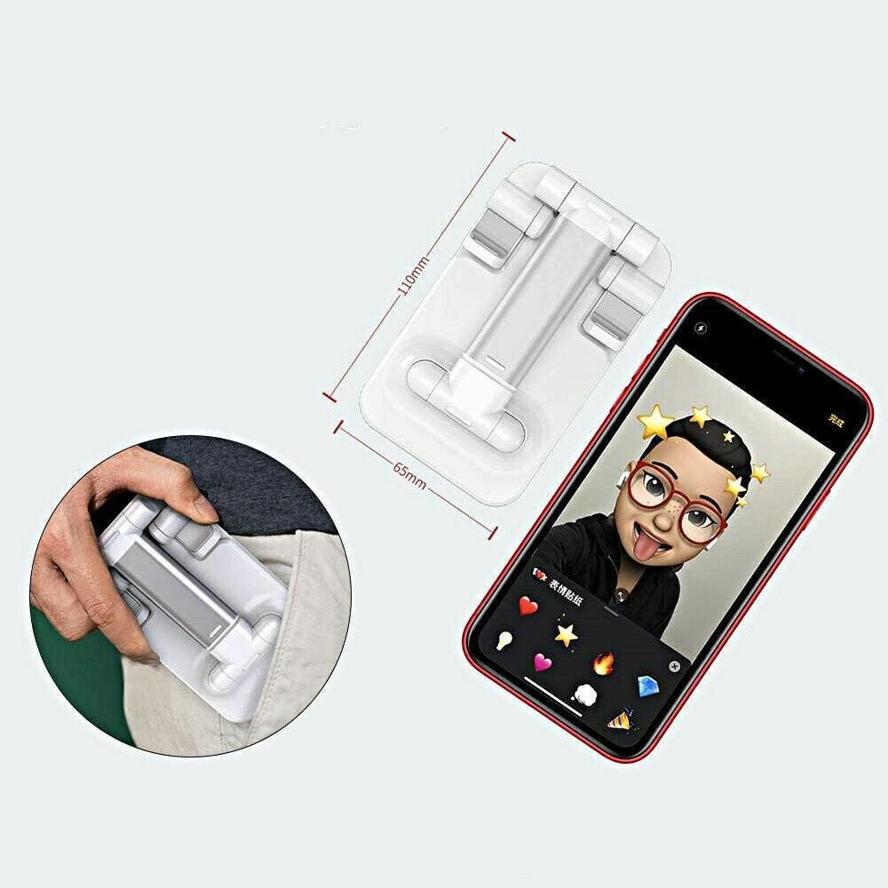 Foldable Adjustable Universal Desk Stand Holder For Mobile Phone Tablet Portable - Green V528-PGRCOLOUR-GREEN23418