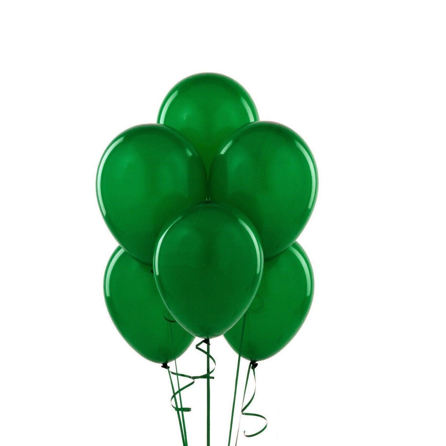 100PCS 10 Inch Latex Balloons Party Decorations Birthday Wedding Balloon Solid Colour - Green V528-PHAOLINGRCOLOUR-GREEN60654