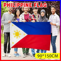 Large Philippines Flag 90 x 150 cm Outdoor Indoor Polyester with Eyelets V528-PHILIPPINEFLAG-10316