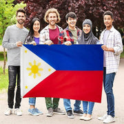 Large Philippines Flag 90 x 150 cm Outdoor Indoor Polyester with Eyelets V528-PHILIPPINEFLAG-10316