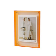 Acrylic Photo Frame Double-Sided Clear Display with Screw Mount - 16x21cm - Green V528-PHOTO-GREEN-376154