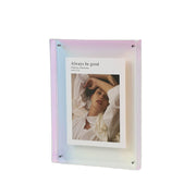 Acrylic Photo Frame Double-Sided Clear Display with Screw Mount - 16x21cm - Green V528-PHOTO-GREEN-376154