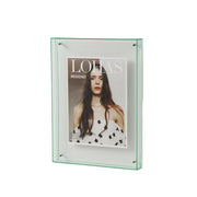 Acrylic Photo Frame Double-Sided Clear Display with Screw Mount - 16x21cm - Transparent V528-PHOTO-TM-293474