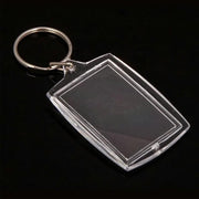 10PCS Clear Acrylic Photo Keyring - DIY Picture Frame Keychain Gifts V528-PHOTOKEY-10PCS-960528