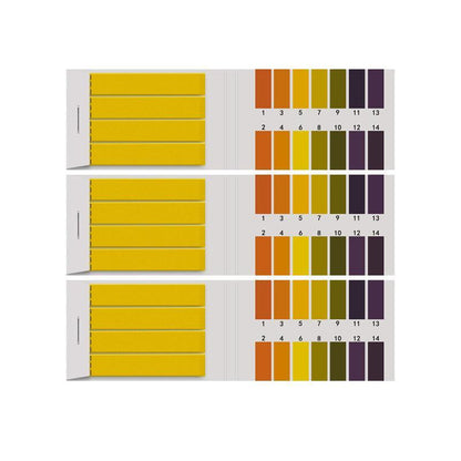 pH Test Strips Universal Litmus Paper for Water Saliva Urine Pool Soil Liquid 1-14 - 80PCS (1 Book) V528-PHTESTSTRIPS-1BOOK-442794