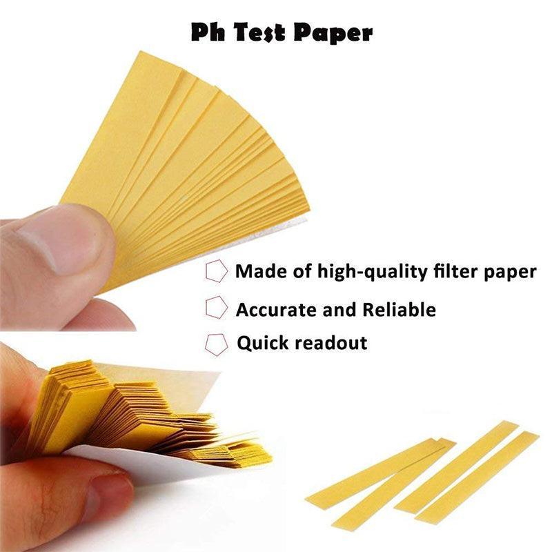 pH Test Strips Universal Litmus Paper for Water Saliva Urine Pool Soil Liquid 1-14 - 80PCS (1 Book) V528-PHTESTSTRIPS-1BOOK-442794