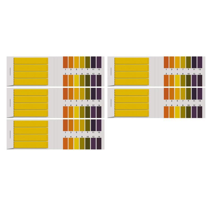 pH Test Strips Universal Litmus Paper for Water Saliva Urine Pool Soil Liquid 1-14 - 80PCS (1 Book) V528-PHTESTSTRIPS-1BOOK-442794