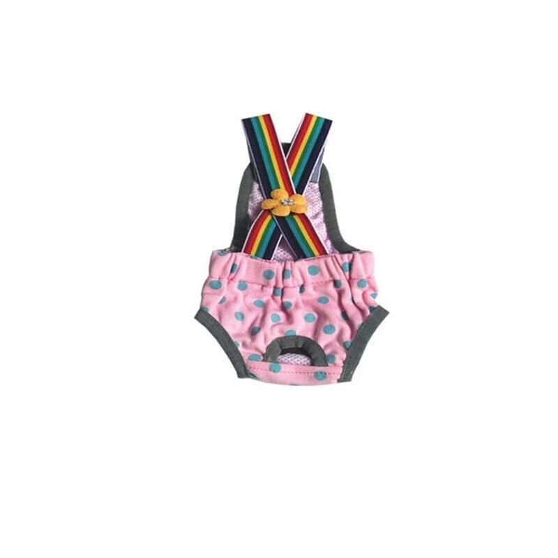 Female Pet Dog Cat Puppy Pant Menstrual Sanitary Nappy Diaper Wrap Underwear Pink - XXS V528-PHYSIOLOGICALPANTS-PINK-S-54522