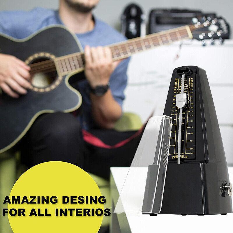 Universal Pyramid Mechanical Metronome For Guitar Violin Piano Bass Drum V528-PIANODRUM-368456