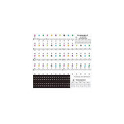 Transparent Keyboard Piano Stickers 88/61/54/49/37 Keys Sticker Note For Learner - Colourful V528-PIANOKEYSTICKERS-COLORFUL-87518