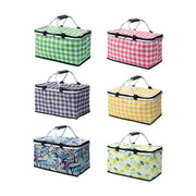 Foldable Picnic Basket Outdoor Camping Carrying Basket Portable Food Storage - Green V528-PICNIC-BASKET-GREEN-688129