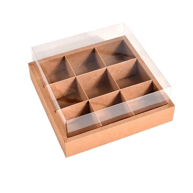 5PCS Kraft Paper Lunch Boxes Picnic Camping Food Containers Bento Sushi Packing - L-5Pcs V528-PICNIC-BOX-5PCS-L-719425