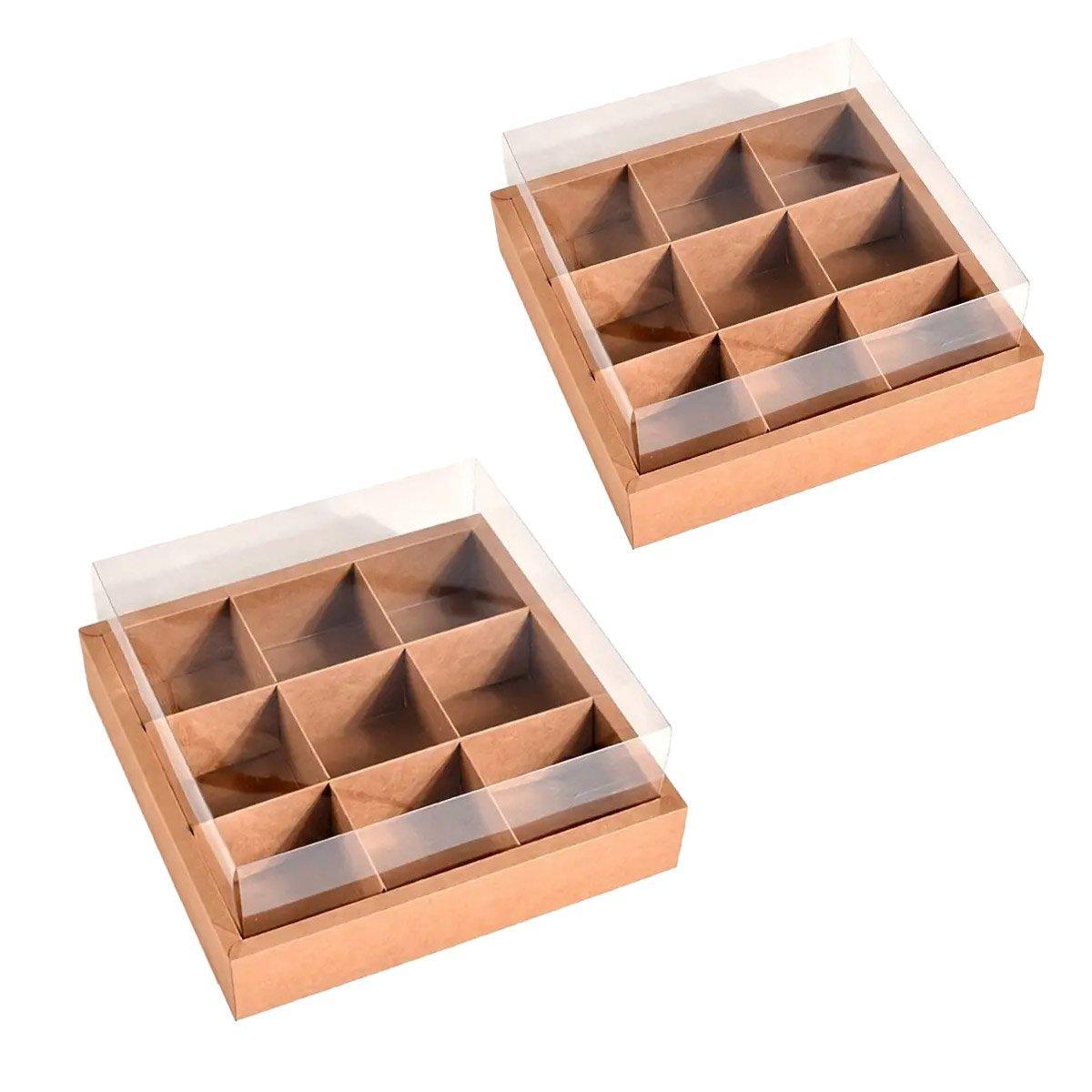 5PCS Kraft Paper Lunch Boxes Picnic Camping Food Containers Bento Sushi Packing - S-5Pcs V528-PICNIC-BOX-5PCS-S-273650