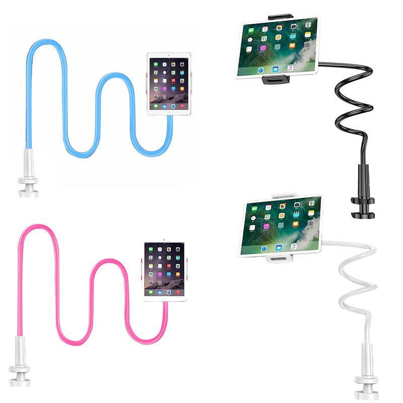 Adjustable Flexible Phone Tablet Holder with Clamp for Bed Desk Mount Use - Pink V528-PICOLOUR-PINK38639