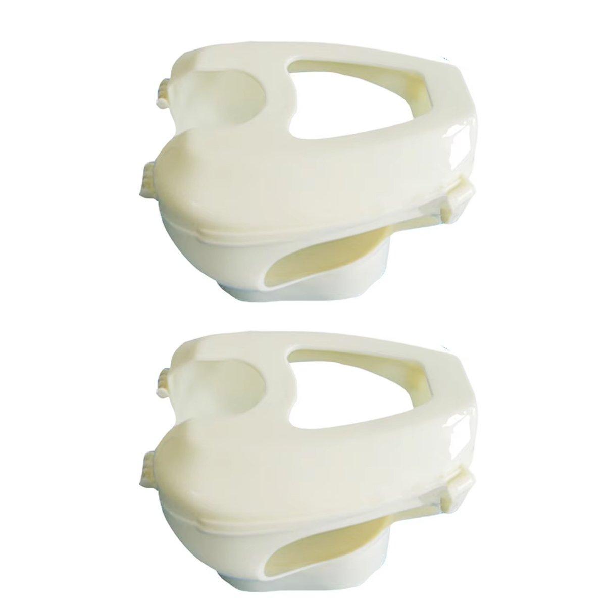 2X Practical Plastic Racing Pigeon Holder Fixed Frame Rack Bird Medicine Feeder V528-PIGEON-BRACKET-WHITE-2PCS-653083