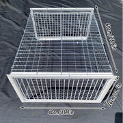 Durable Pigeon Cage for Indoor and Outdoor Use Safe Bird Housing Easy to Assemble V528-PIGEON-CAGE-604026-2M-315787