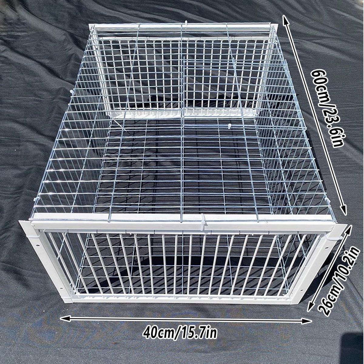 Durable Pigeon Cage for Indoor and Outdoor Use Safe Bird Housing Easy to Assemble V528-PIGEON-CAGE-604026-2M-315787