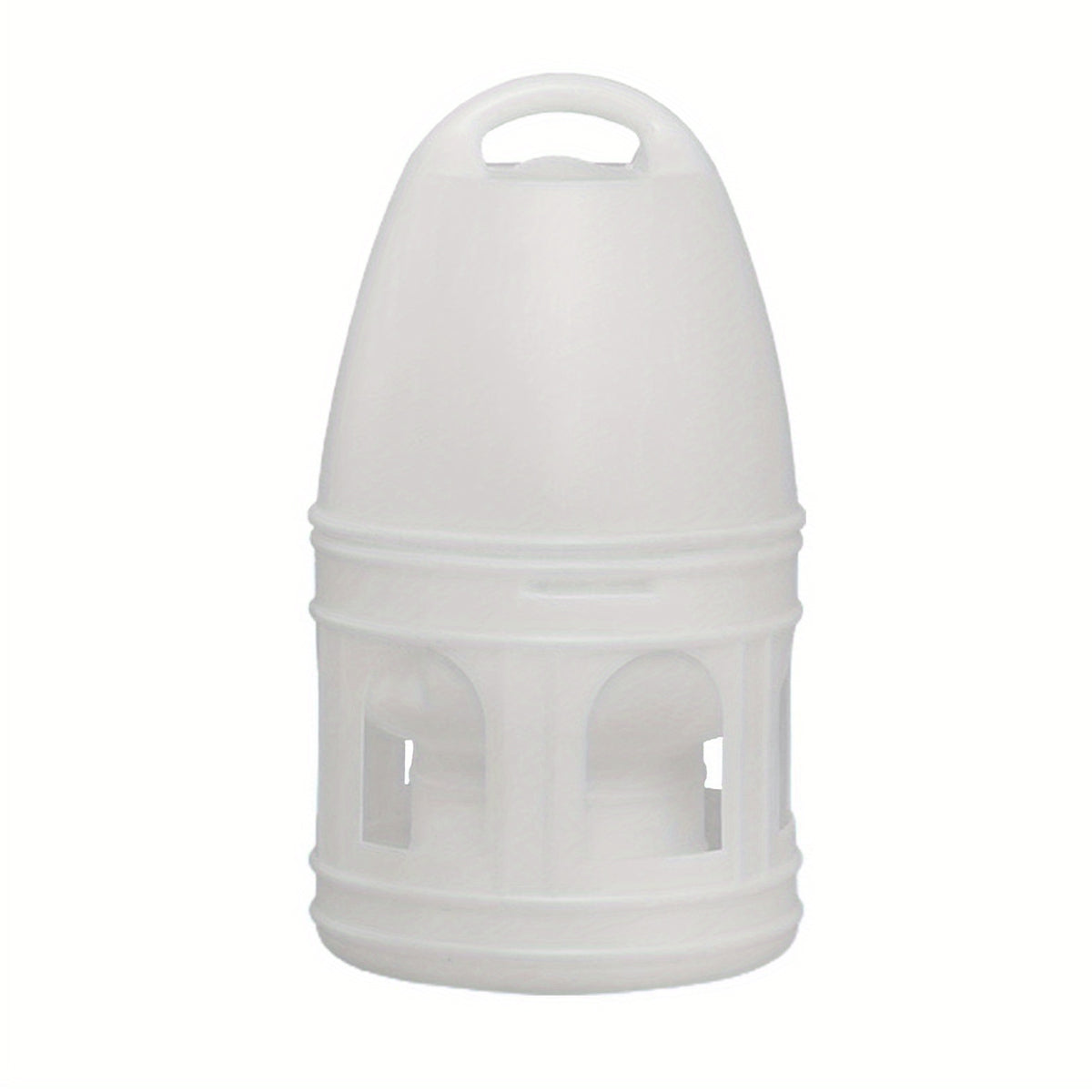 3L Pigeon Drinker White Plastic Drinking Pot Carrier Bird Water Dispenser Feeder V528-PIGEON-DRINKER-3L-614854
