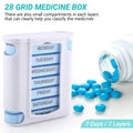 7 Day Pill Box Dispenser Storage Daily Holder Organiser Tablet Medicine Weekly V528-PILL-BOX-930104