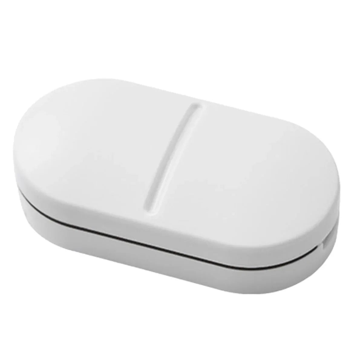 3PCS Tablet Cutter Pill Splitter Portable Medicine Box Pill Organizer Divider - White V528-PILL-CASE-WHITE-3PCS-395917
