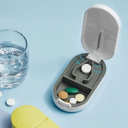 3PCS Tablet Cutter Pill Splitter Portable Medicine Box Pill Organizer Divider - White V528-PILL-CASE-WHITE-3PCS-395917