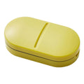 3PCS Tablet Cutter Pill Splitter Portable Medicine Box Pill Organizer Divider - Yellow V528-PILL-CASE-YELLOW-3PCS-103970