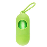 Portable Dog Waste Bag Dispenser with Refill Rolls for Pet Walking Cleanup - Light Green + Dark Green V528-PILL-GREENBLUE-89856