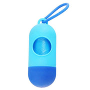 Portable Dog Waste Bag Dispenser with Refill Rolls for Pet Walking Cleanup - Orange V528-PILL-ORANGE-60791