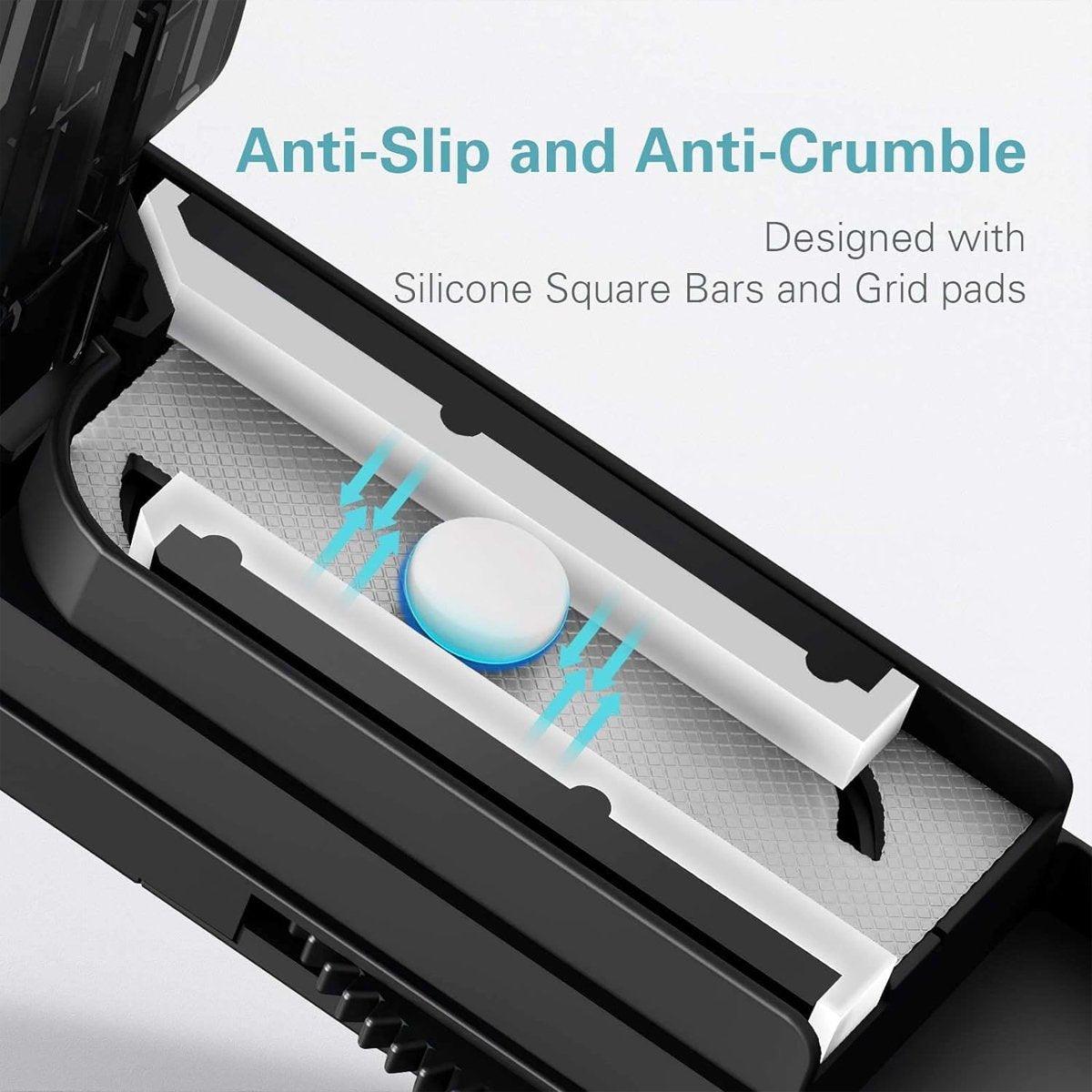 Pill Slicer Cutter Tablet Splitter Portable Pill Divider Medication Organizer V528-PILL-SLICER-BLACK-465258