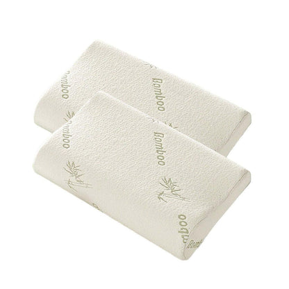 1/2PCS Memory Foam Neck Pillow Wavy Contour Slow Rebound Pillow - 60x40x12cm-2pcs V528-PILLOW-10CM-2PCS-421795
