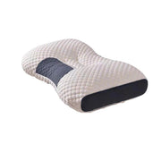 Ergonomic Contour Pillow Knitted Cotton Filling Neck Support for All Sleepers - 1PC V528-PILLOW-1PC-276316