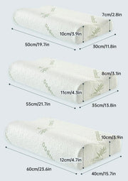 1/2PCS Memory Foam Neck Pillow Wavy Contour Slow Rebound Pillow - 55x35x11cm-1pc V528-PILLOW-9CM-539690