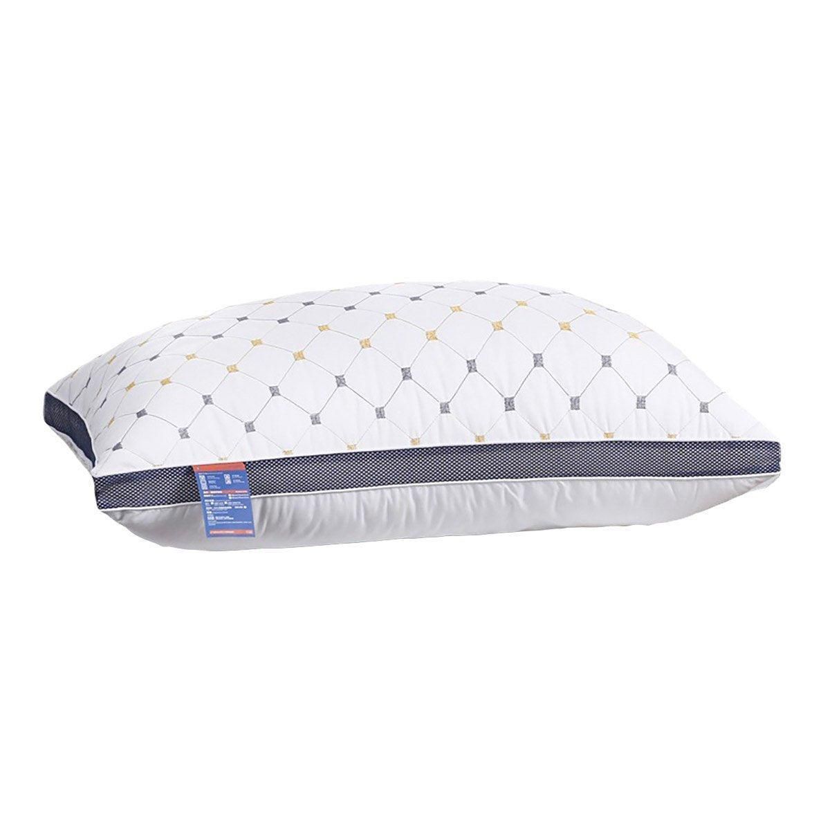1/2pcs High Rebound Feather Velvet Pillow Washable Soft Bed Cushion Core Support - 700g-2pcs V528-PILLOW-CORE-700G-2PCS-913696