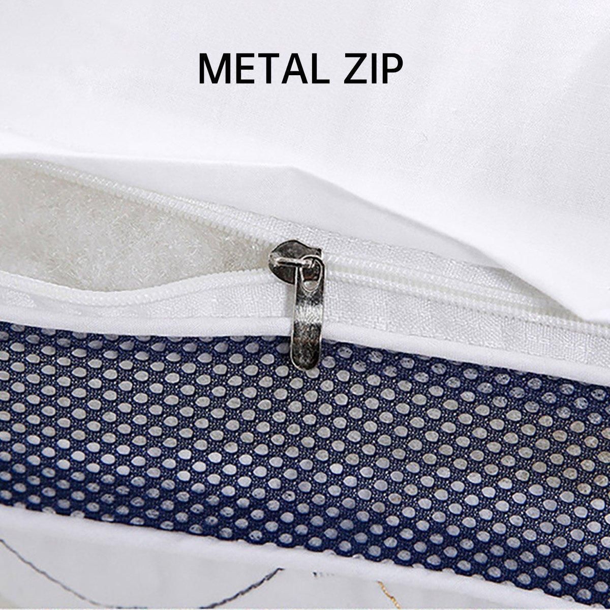 1/2pcs High Rebound Feather Velvet Pillow Washable Soft Bed Cushion Core Support - 700g-2pcs V528-PILLOW-CORE-700G-2PCS-913696