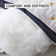1/2pcs High Rebound Feather Velvet Pillow Washable Soft Bed Cushion Core Support - 700g-2pcs V528-PILLOW-CORE-700G-2PCS-913696