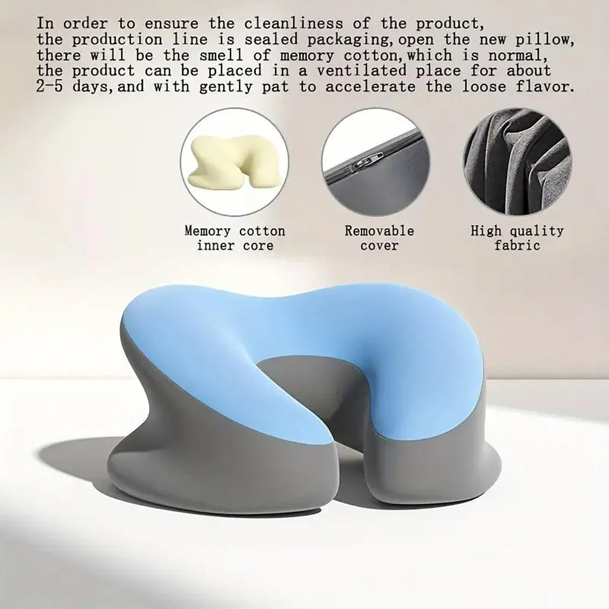 Universal Massage Table Face Cushion Pillow U Shape Head Face Down Rest Pillow - Dark Grey V528-PILLOW-DARK-GREY-745147