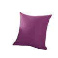 40x40cm Multicoloured Plain Solid Colour Cushion Cover Covers Decorative Pillow Case - Dark Purple V528-PILLOW-DARKPURPLE-40-40-55675