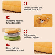 Dog Pet U Shaped Pillow Cartoon Breathable Cat Sleeping Cushion for All Seasons - Grey V528-PILLOW-GREY-741987