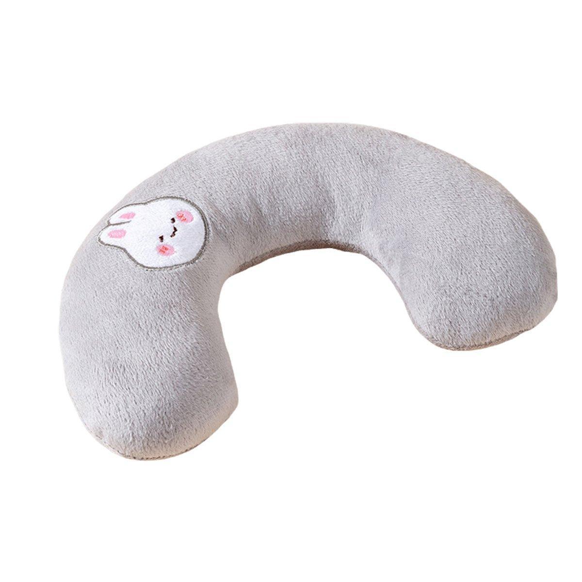 Dog Pet U Shaped Pillow Cartoon Breathable Cat Sleeping Cushion for All Seasons - Grey V528-PILLOW-GREY-741987