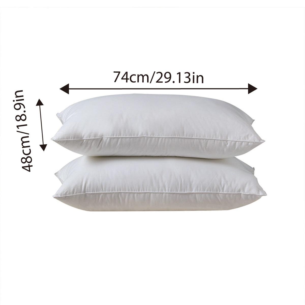 Hotel Quality White Pillow Core Soft Cotton Pillow Insert for Bedroom Living Room V528-PILLOW-INSERT-48-74-116902