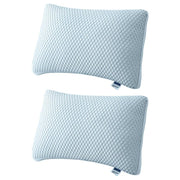 2pcs Breathable Pillow Set for Summer Comfort Soft for Home Use Sleeping Support V528-PILLOW-LIGHT-GREY-2PCS-334697