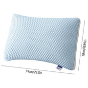 2pcs Breathable Pillow Set for Summer Comfort Soft for Home Use Sleeping Support V528-PILLOW-LIGHT-GREY-2PCS-334697